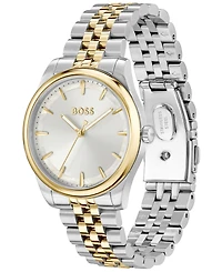 Hugo Boss Women's Graceful Quartz Basic Two-Tone Stainless Steel Watch 36mm