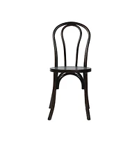 Merrick Lane Lowry Thonet Style Solid Wood Dining Chair With Stackable Design And Elegant Finish