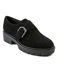 Easy Spirit Women's Kasen eFlex Buckle Lug Sole Oxfords