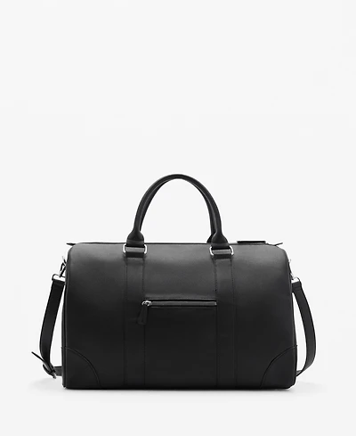Mango Men's Patent Leather-Effect Bowling Bag