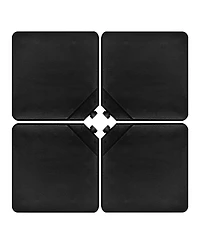 Skonyon 4 Pieces 13L Cantilever Offset Patio Umbrella Base with Easy-Fill Spouts