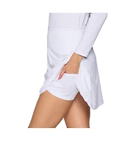G Lifestyle Clothing Women's Back Yoke Ruffle Skort