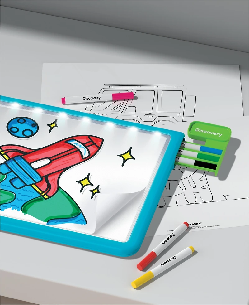 Discovery Kids Glow Tracing Light-Up Art Tablet