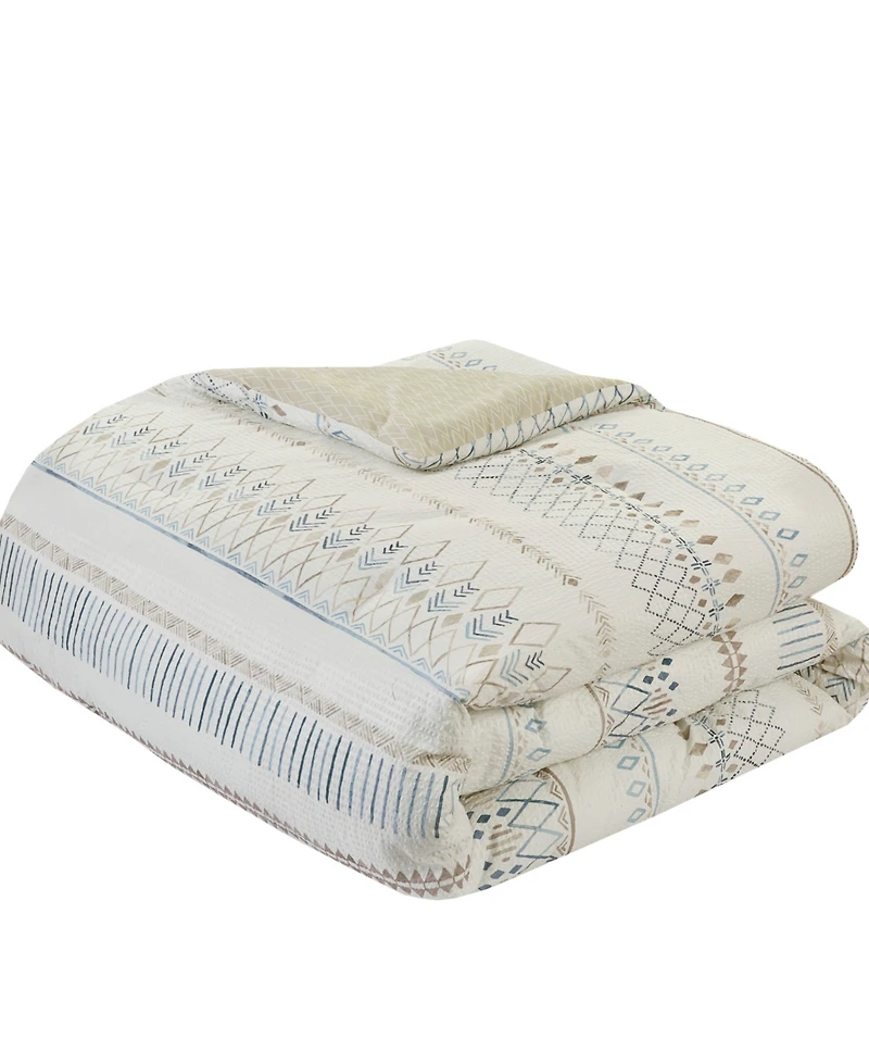 Madison Park Fraser Seersucker 5-Pc. Comforter Set, Full/Queen