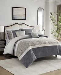 Madison Park Amelia Stripe 5-Pc. Comforter Set, King/California King