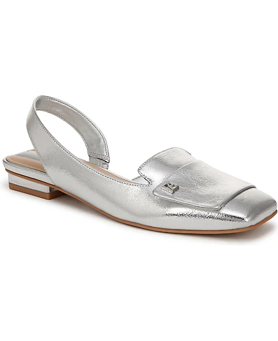 Franco Sarto Women's Teagan Square Toe Slingback Flats