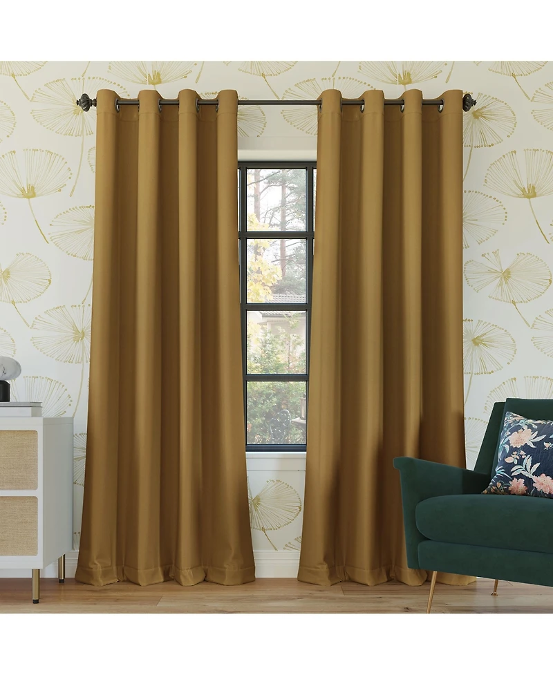 Oslo Theater Grade Extreme 100% Blackout Grommet Curtain Panel