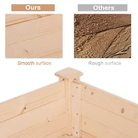 Elevated Garden Bed with Self-Draining Liner