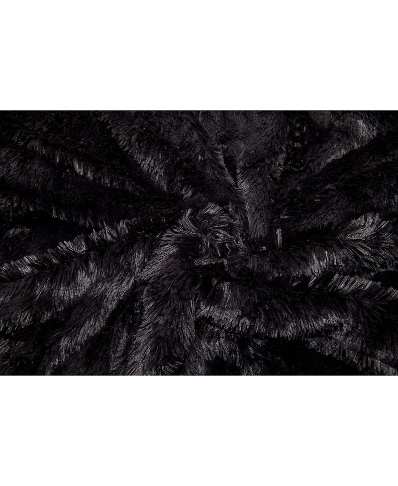 Chanasya Premium Throw Blanket & Pillow Cover - Long Faux Fur Fuzzy Sherpa (50" x 65”) 2 Covers (18" 18”)