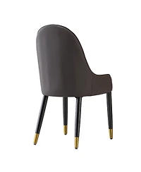 Streamdale Modern Pu Leather Dining Chair (Set of 2)