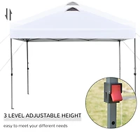 Pop Up Canopy Tent | 10'x10' Instant Sun Shelter with Adjustable Height
