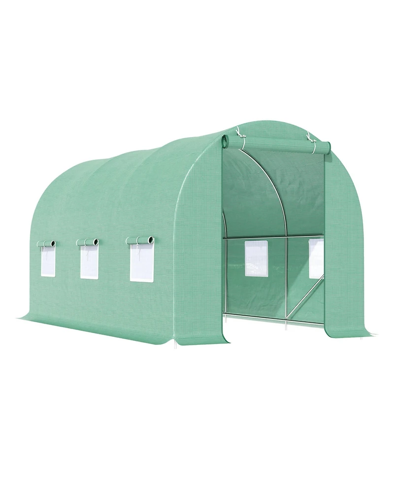 6' x 7' Walk-In Greenhouse for Plant Growing