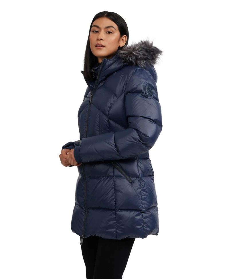 Pajar Women's Ares Fixed Hood Puffer with Bib