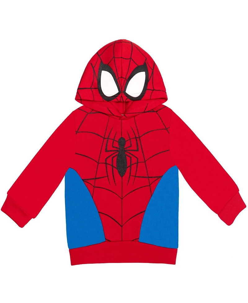 Spider-Man Boys Marvel Fleece Cosplay Pullover Hoodie