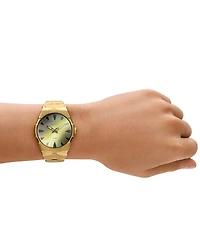 Diesel Men's D-Sruptor Quartz Three-Hand Gold Stainless Steel 42mm