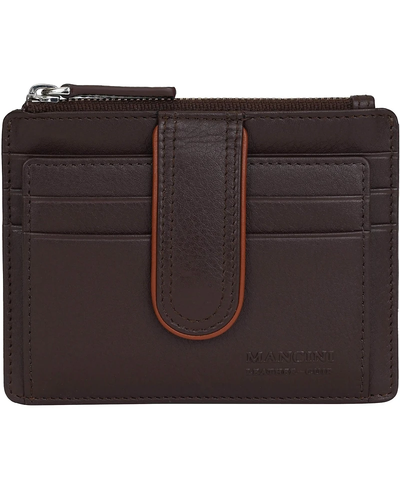 Mancini Women's Sonoma Rfid Secure Card Case Wallet