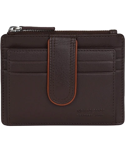 Mancini Women's Sonoma Rfid Secure Card Case Wallet