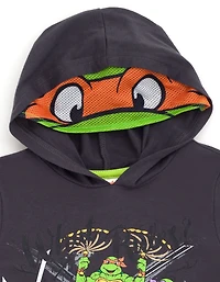 Teenage Mutant Ninja Turtles Toddler Boys Leonardo Michelangelo Raphael T-Shirt and Mesh Shorts Outfit Set to