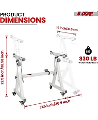 5 Core Keyboard Stand Adjustable z Style Piano Riser + Keyboard Piano Bench