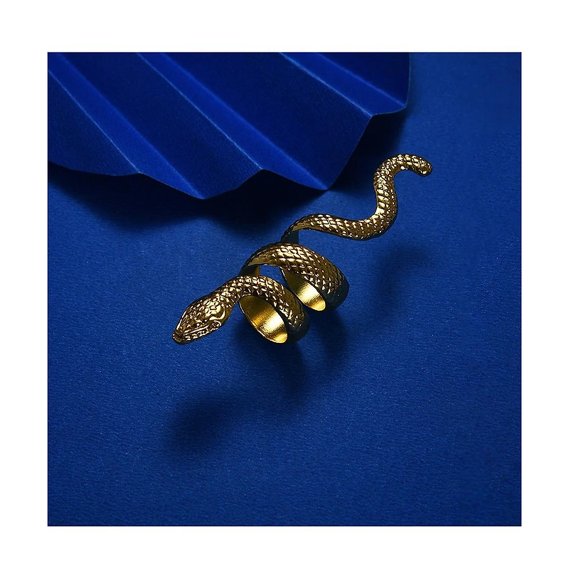 Sohi Women's Snake Cocktail Ring