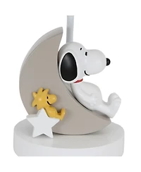 Bedtime Originals Snoopy Love w/ Woodstock Hand-Painted Lamp with Shade & Bulb