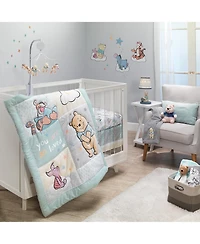 Lambs & Ivy Disney Baby Winnie the Pooh Hugs White Fitted Crib Sheet