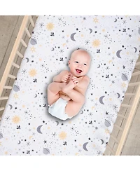 Bedtime Originals Little Star Celestial 3-Piece Nursery Baby Crib Bedding Set