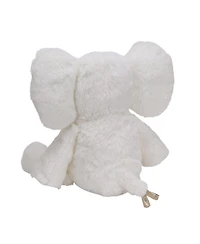 Lambs & Ivy Signature Jamboree White/Gold Plush Elephant Stuffed Animal - Marshmallow