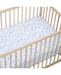 Bedtime Originals Airplane/Stars Aviation 2-Pack Fitted Crib/Toddler Sheet Set
