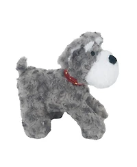 Bedtime Originals Plush Gray/White Dog Stuffed Animal - Whiskers
