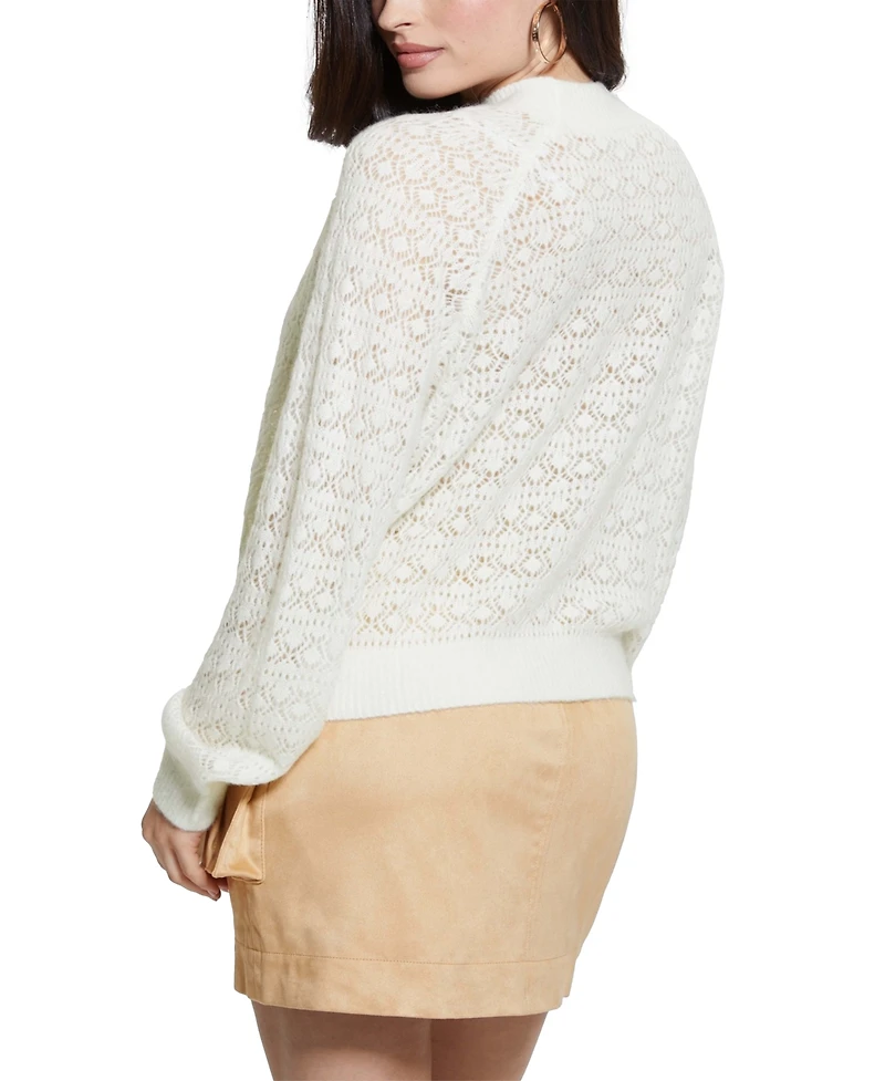 Guess Women's Kensley Crewneck Long-Sleeve Sweater