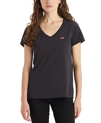Levi's Women's Perfect Cotton V-Neck Short-Sleeve T-Shirt