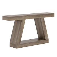 Tribesigns Farmhouse Console Table, 55-Inch Rustic Sofa Table with Storage, Industrial Wooden Entryway Table for Hallway