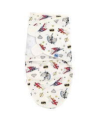 Dc Comics Baby Boys Justice League The Flash Superman Batman 3 Pack Swaddle Sacks Newborn to