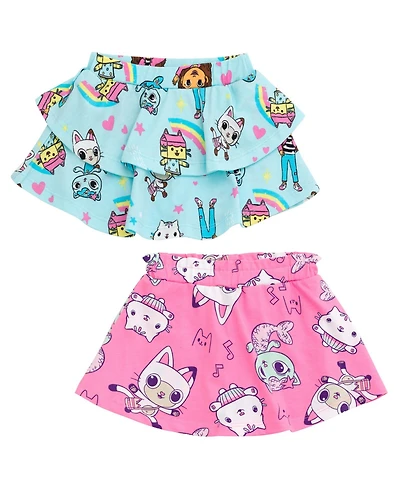 Gabby's Dollhouse Toddler Girls Dreamworks 2 Pack Skorts