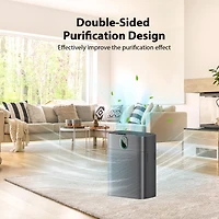 Morento Air Purifiers for Home Large Room up to 1076 Sq Ft with Pm 2.5 Display Air Quality Sensor, Remove 99.97% of Pet Hair with Double-sided Air Inl