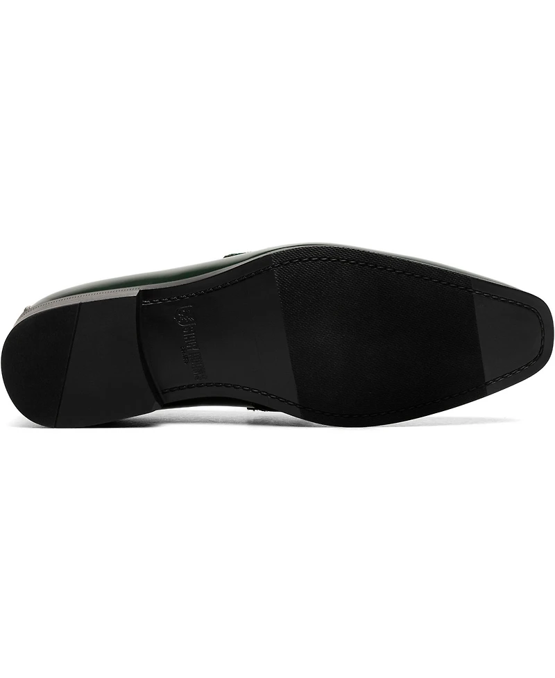 Stacy Adams Men's Spratley Moc Toe Saddle Slip On Loafer