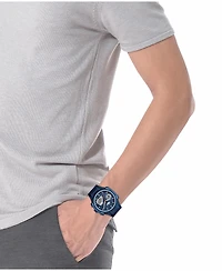 Lacoste Men's LC33 Blue Silicone Strap Watch 45mm
