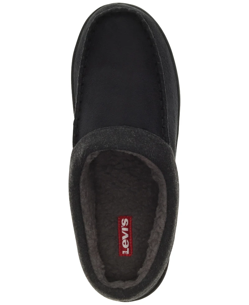 Levi's Men's Victor Faux-Sherpa Slippers