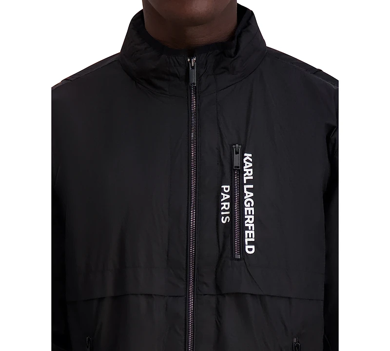 Karl Lagerfeld Paris Men's Windbreaker Jacket
