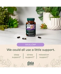 Gaia Herbs Calm A.s.a.p. Stress Support Supplement - With Skullcap, Passionflower, Chamomile, Vervain, Holy Basil & More to Support a Natural Calm
