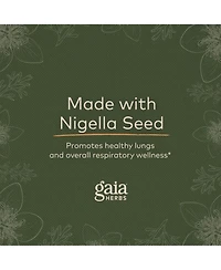 Gaia Herbs Black Seed Oil - Cold-Pressed Capsules for Lung, Respiratory, and Antioxidant Support - With Organic Nigella Seed Oil - Herbal Supplement