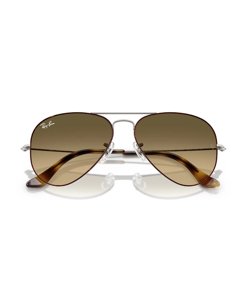 Ray-Ban Unisex Aviator Large Metal Sunglasses, RB3025