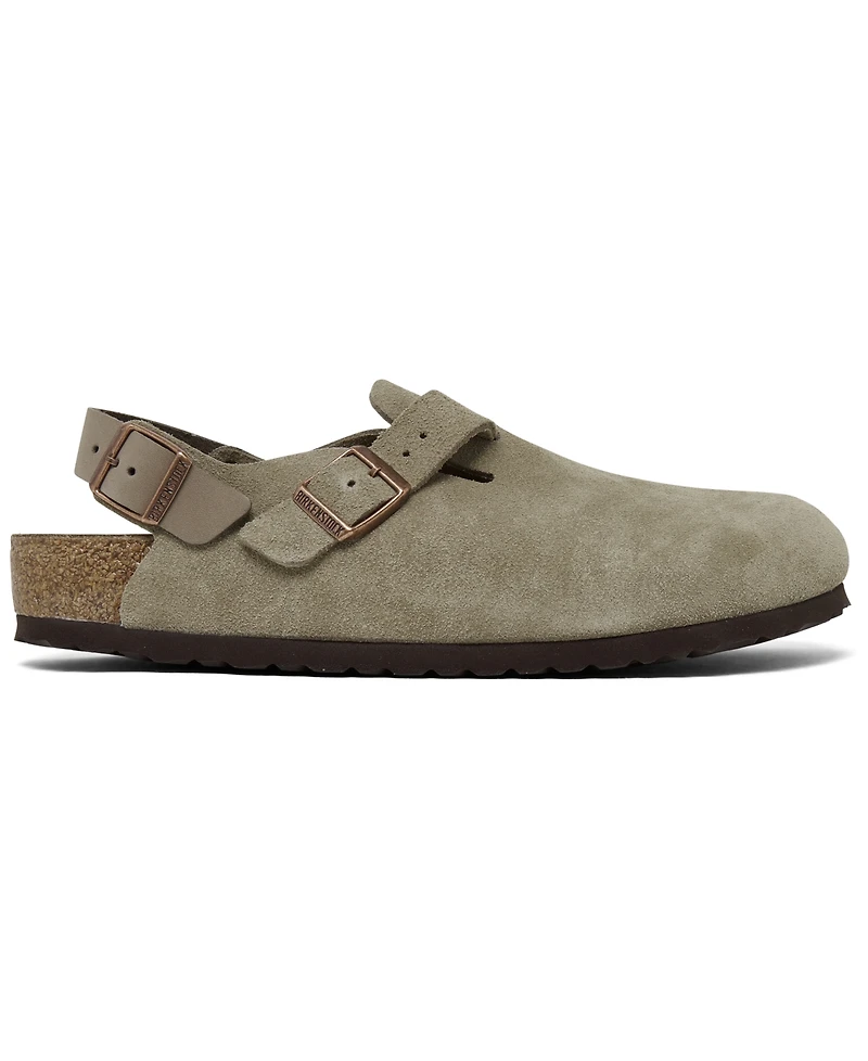 Birkenstock Men's Tokio Suede Leather Clogs from Finish Line
