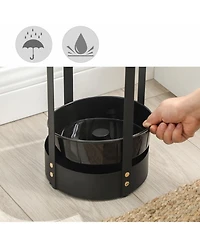Steel Umbrella Stand for Indoor and Outdoor Use with Stable, Rust-Resistant Design