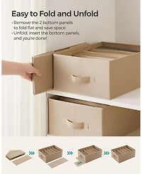 6-Grid Wardrobe Clothes Organizer for Neat and Space-Saving Storage