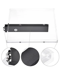 WinSpin Rectangular Serving Tray for Dual Use Prize Wheel Clear Acrylic Tradeshow Party