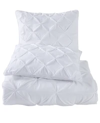 Closeout! Videri Home Pintucked 3-pc. Comforter Set, Full/Queen