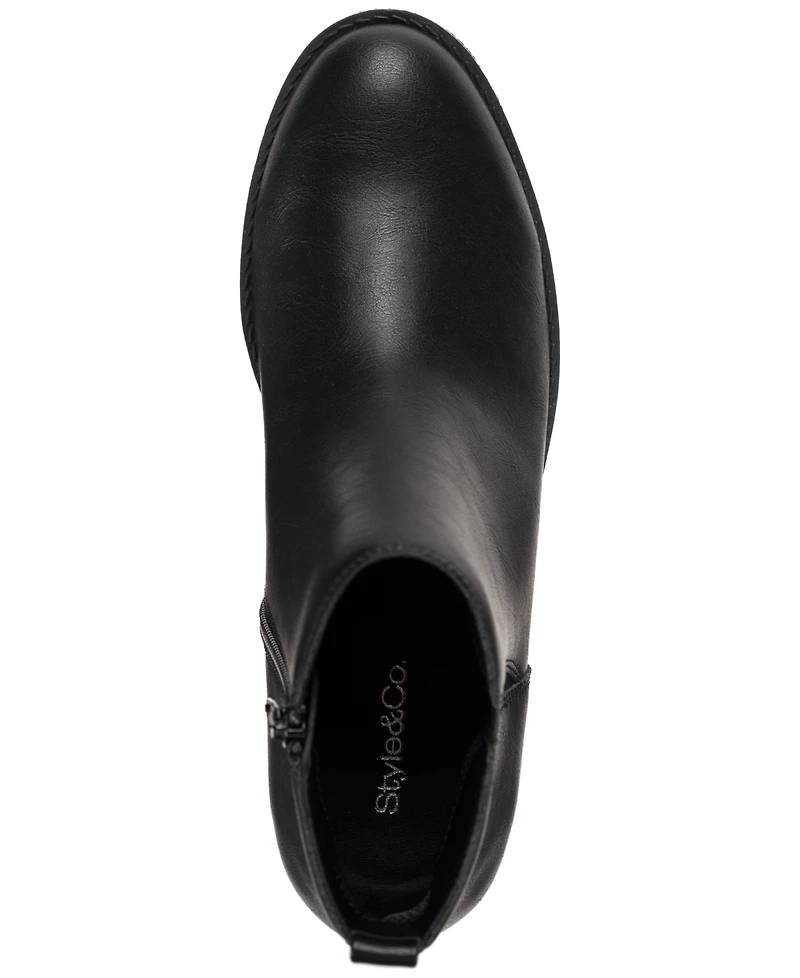 Style & Co Women's Garnerr Lug Sole Ankle Booties, Created for Macy's