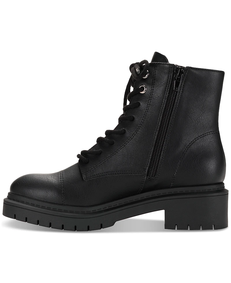 Style & Co Women's Zaharaa Platform Lace-Up Boots